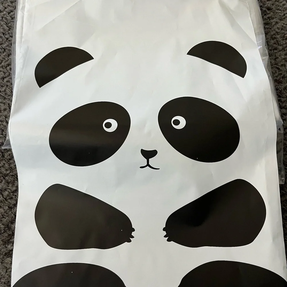 10 Pcs Pandas Poly Mailers 10x13 Inches Plastic Sealing Shipping Bags